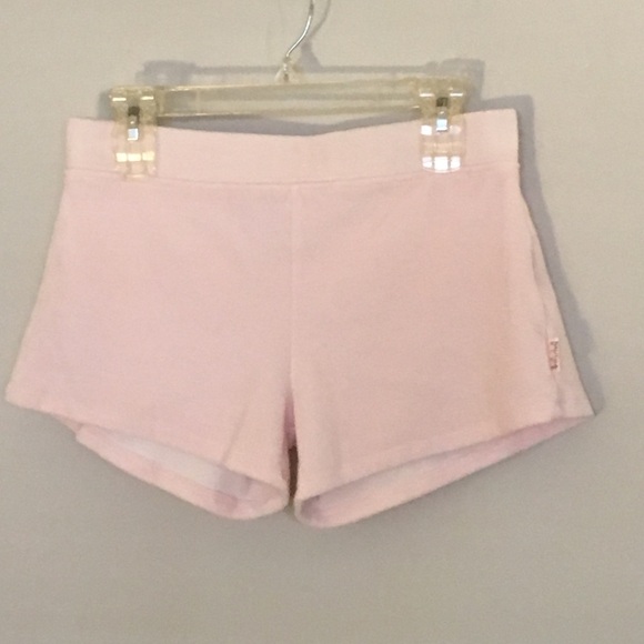 Nautica Blue Sleepwear Pink Fleece Sleep Shorts Size Medium - Picture 1 of 4